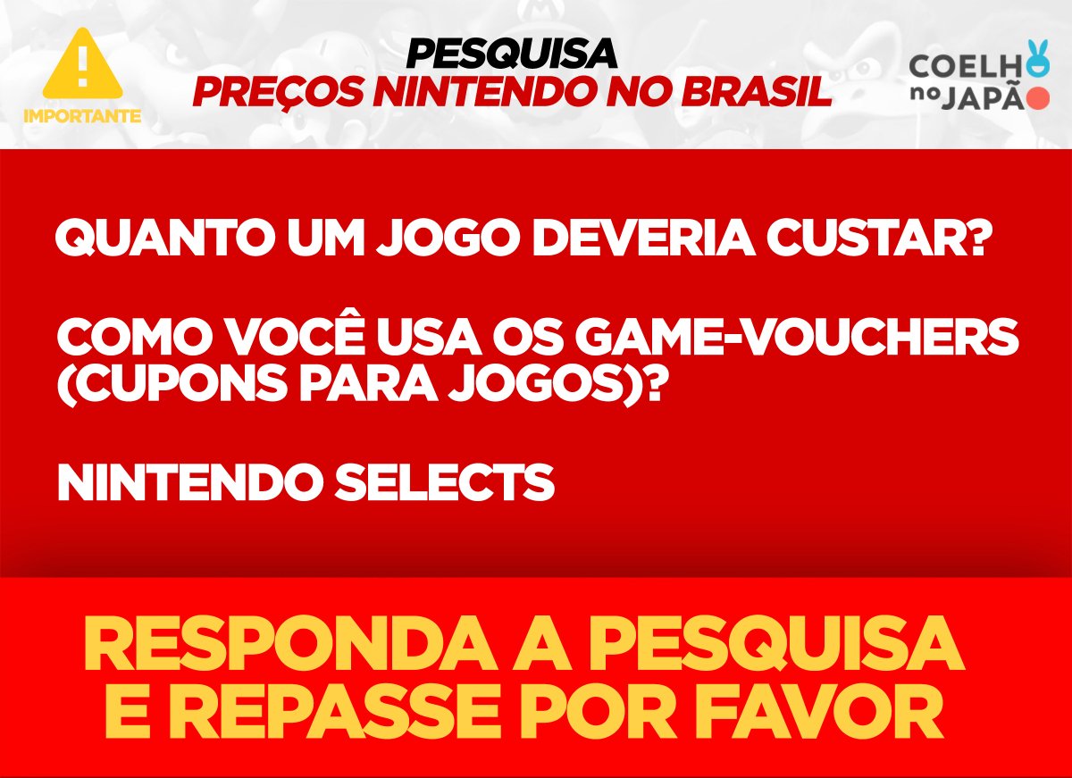 Amigos, respondam esse formulário aqui pra mim por favor e compartilhem para o máximo de pessoas?

Me ajudem a usar todo esse engajamento pra algo útil. Façam chegar nos Whatsapp e lá nos doidos do facebook também por favor.

forms.gle/hAGvRG778DaKBb…
Conto com vocês!