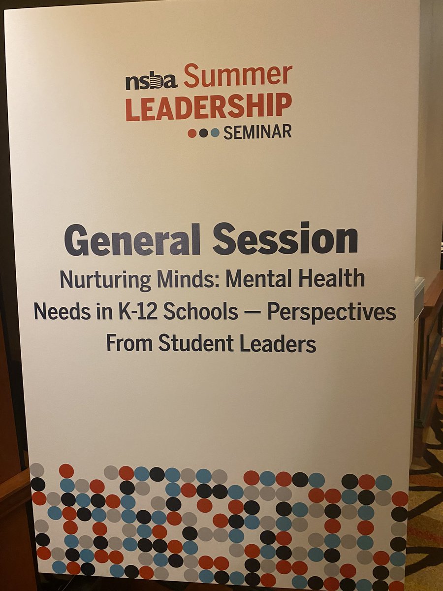 Our AMAZING <a href="/UTBoardofEd/">Utah State Board of Education</a> Student Advisory Board Members brought down the house today <a href="/NSBAPublicEd/">National School Boards Association | NSBA</a> SLC Leadership conference. Talking about mental health challenges and social media, their voices changed hearts and minds. <a href="/DicksonSyd/">Sydnee Dickson</a> <a href="/Jeffgvh/">Jeff Van Hulten</a> 🙌❤️🙌
