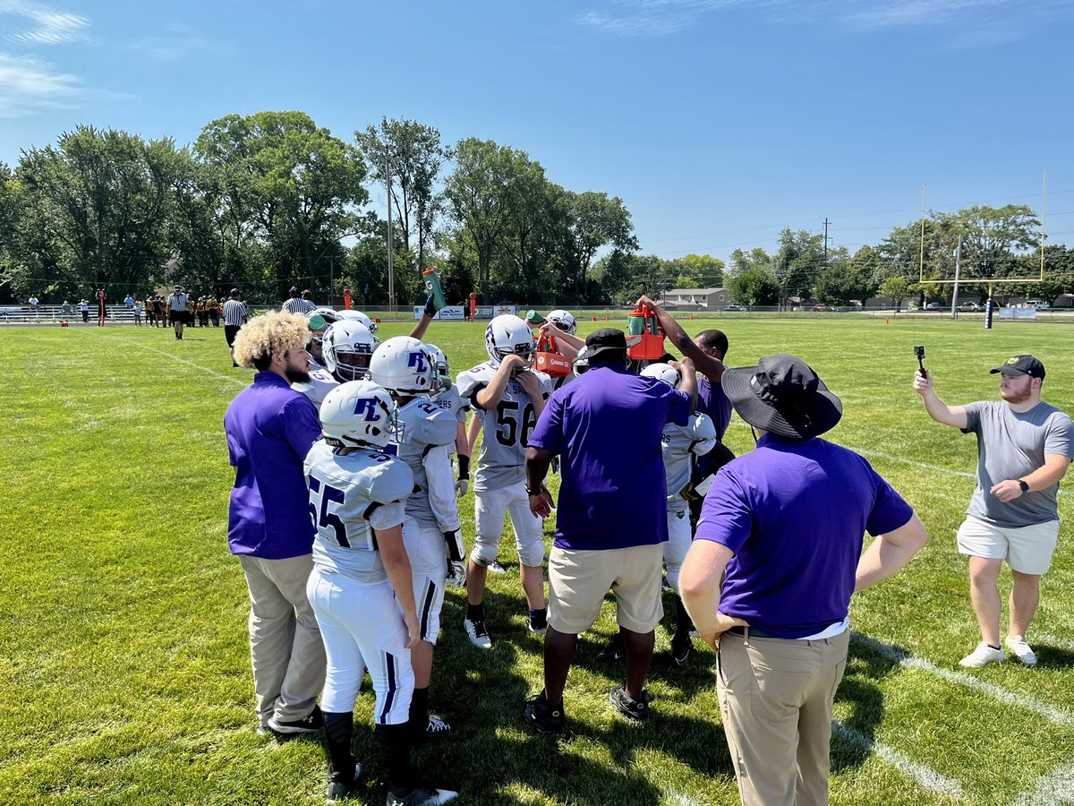 Covering Rockford Lutheran junior tackle today!!! They pulled out the big “W”. A couple of the coaches were on the semi-pro teams I cover as well. We faced off against another school that we also cover (Harvard).