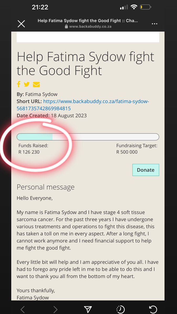 nabyy03's tweet photo. ALREADY! In one day! This is making me emotional 😭❤️🙏🏽 
Let’s get her to the target 🙏🏽

https://t.co/fh1kfCf2pX https://t.co/dHUkONuGZy