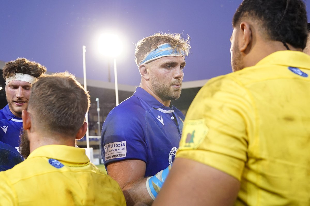 Federugby's tweet photo. Thank you, @RugbyRomania , see you next time ๐ค
#ITAvROM #vittoriaassicurazionisummernationsseries
#insieme #rugbypassioneitaliana https://t.co/Yw1VACS7bh