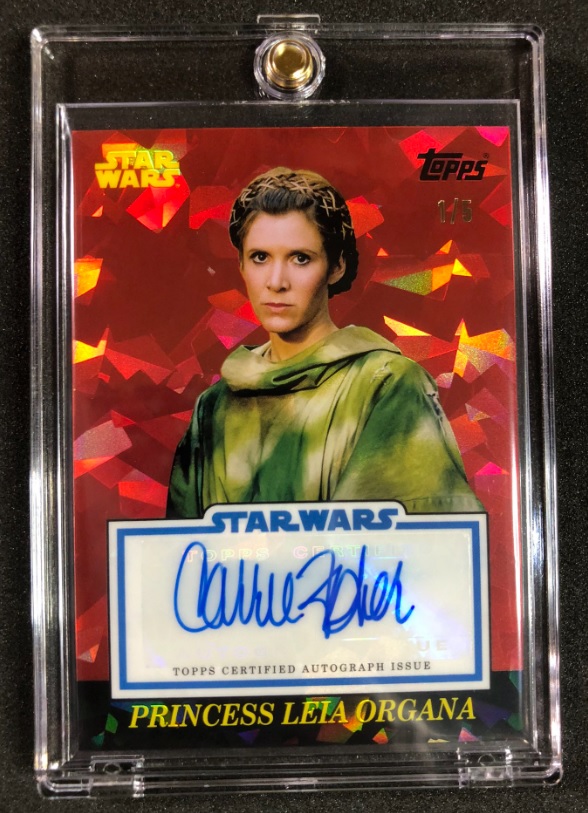 It rescanned! We found it!!! They still owe me a refund, since it didnt make the overnight... God! @beckettcollect @PSAcard @sgcgrading @csg_collectibles @sportscardinvestor @cardboardconnection @news10nbc @starwarsmovies @nsccshow @disney @CardPurchaser  @KenGoldin @ricanking6