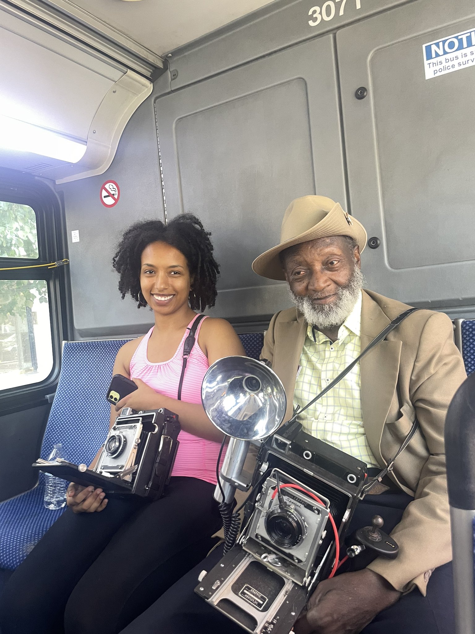wannabe maxine shaw🪐 on X: today i met louis mendes, an 83 year old  street photographer from New York known for his signature 1940 press camera  and a student he's currently mentoring