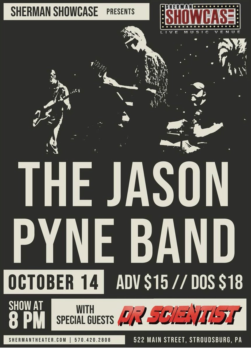 10/14 at the brand new Sherman Presents theatre.. we’re back on the east coast 🥳