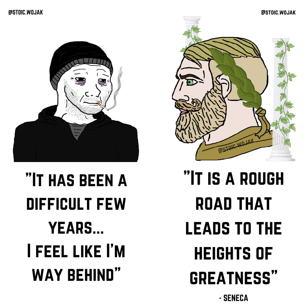 Stoic Wojak on X: Big advice  / X