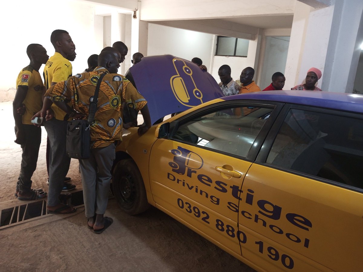 Ceasaro8's tweet photo. Learning about Basic Mechanics with our Prestige car instructor π
Prestige Driving School - Hoima Branchπ₯
@DrivingPrestige
#PrestigeDrive&Snap https://t.co/TZXy5ASEW3