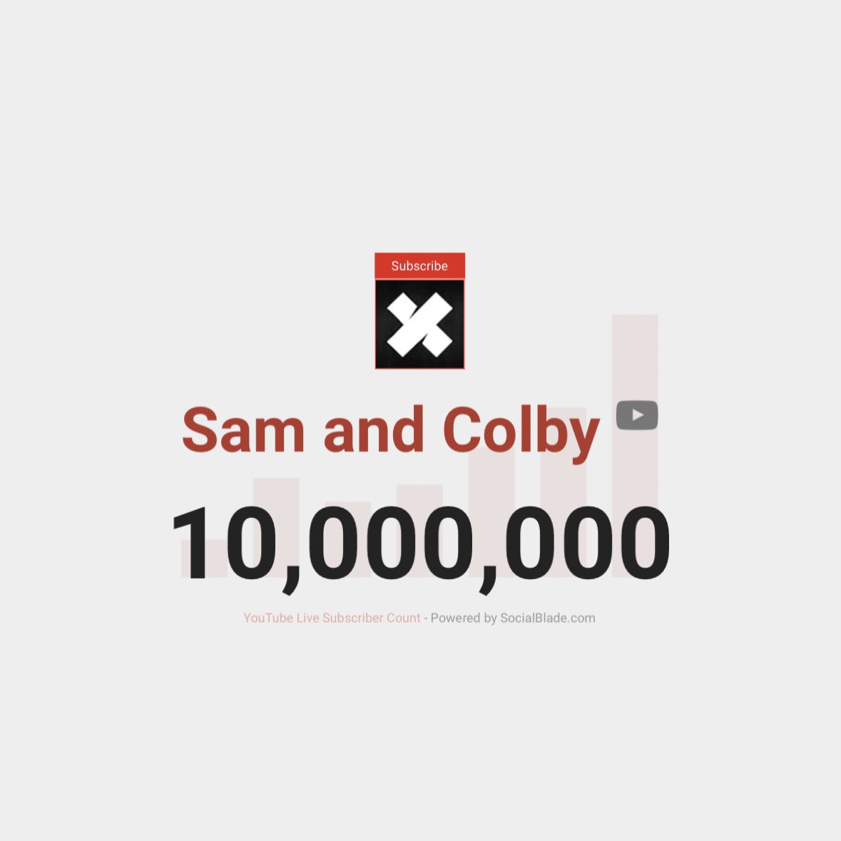 XPLRMERCHDESIGN's tweet image. 10 Million Subscribers. 🥲🎉
