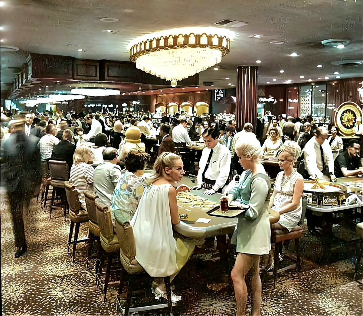 inside the room - Picture of Casino at the Riviera Hotel, Las