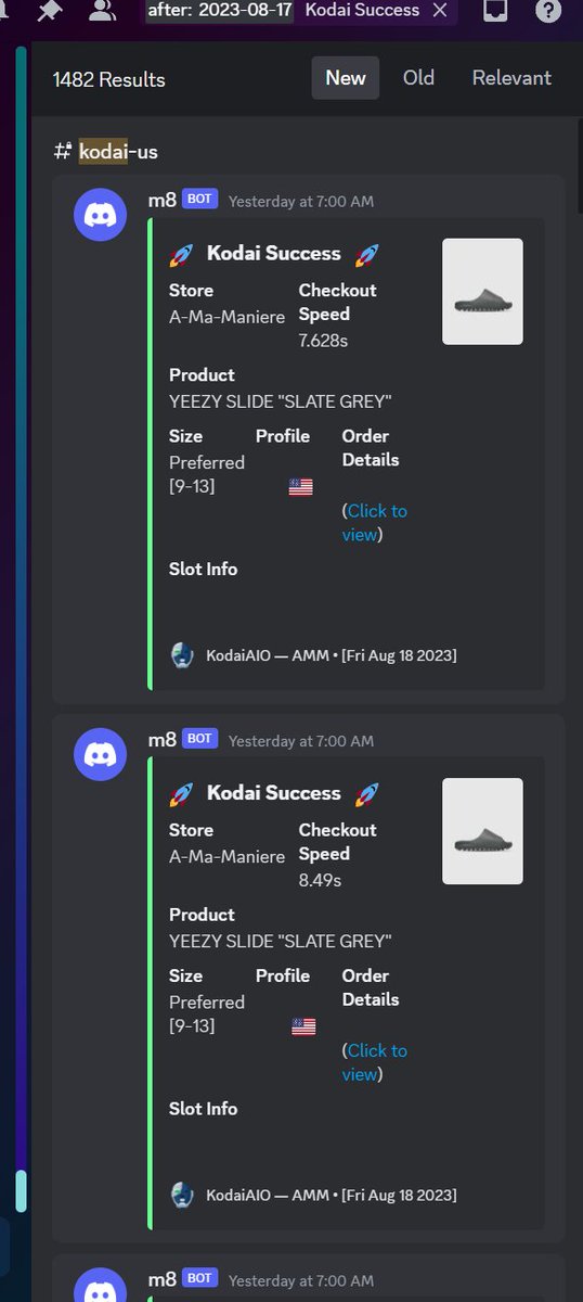 Slides on shop + Hellstar + Adi confirmed 🧑‍🍳 @KodaiAIO Proxy/Server @RichProxies @ZestyServers