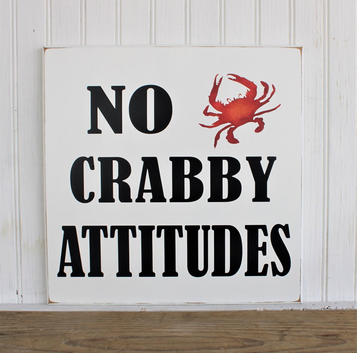 CountryWorkshp's tweet photo. #NoCrabbyAttitudes Sign #BeachHouse  Don't be a Crab #OceanCottage #ChesapeakeBay #smilett23 Summer Sign https://t.co/qPnzckm7Av via @Etsy https://t.co/0O5pCvpMzW