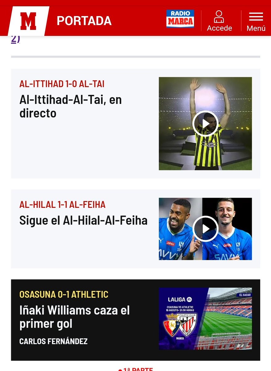 El_Azote10's tweet photo. Cuánto habrán pagado al @marca para poner como primeras noticias de portada la Liga Árabe...? #Marca #JFD #LaLiga #Untados #Futbol #DamePastaQueYoTeSacoEnPortada https://t.co/sv4OKA9Sc4
