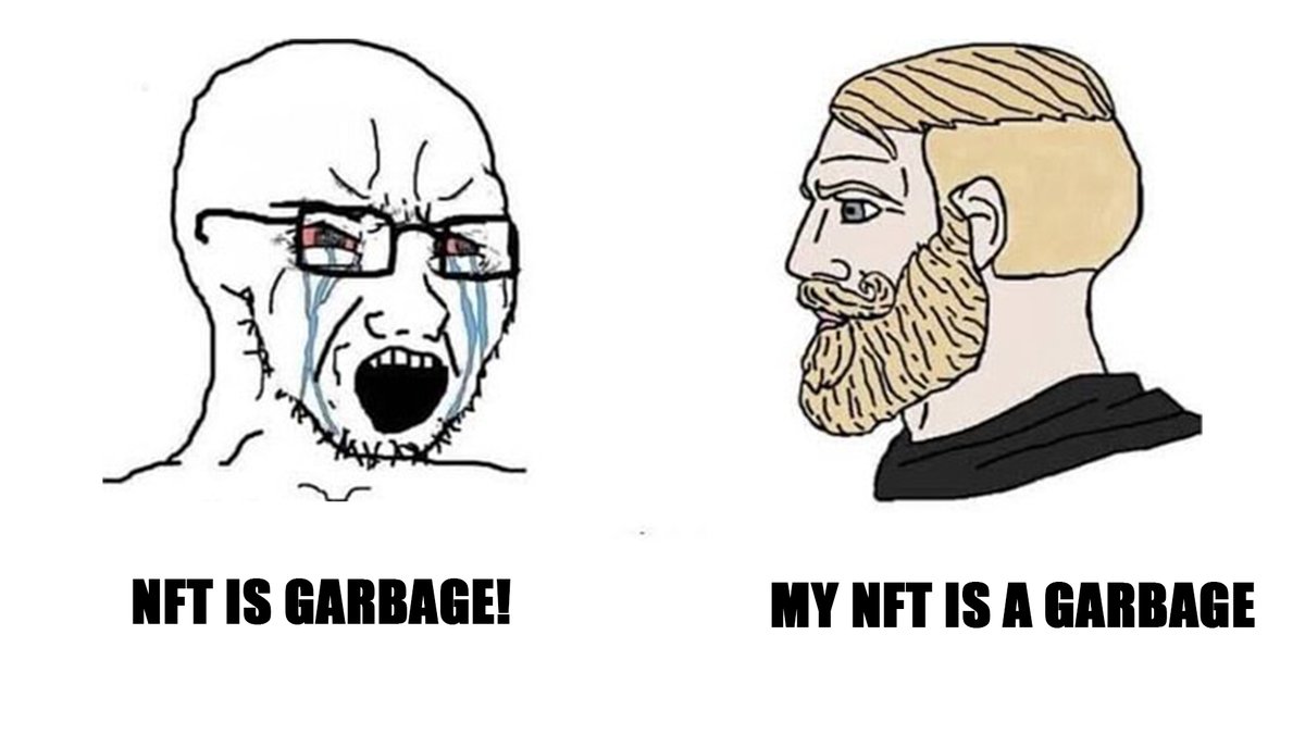 INVESTIRDOZERO's tweet image. MY NFT IS A GARBAGE!

#GarbageUniversity @garbagefriends @_typicalfriends #garbagememe @MotionMarkus