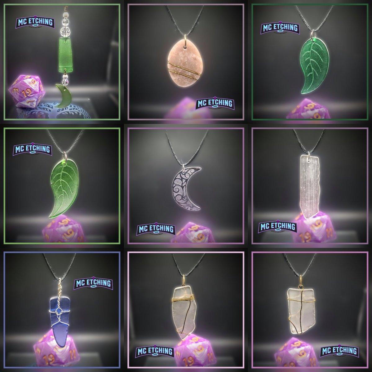 MC_Etching's tweet photo. So we haven't done a giveaway in a while.

What do you say to a customer designed glass pendant if y'all can get me to 14k follows on this hellscape app.

Sound like a plan?
Let's give away some art yeah?! https://t.co/WmRfVHC5sv