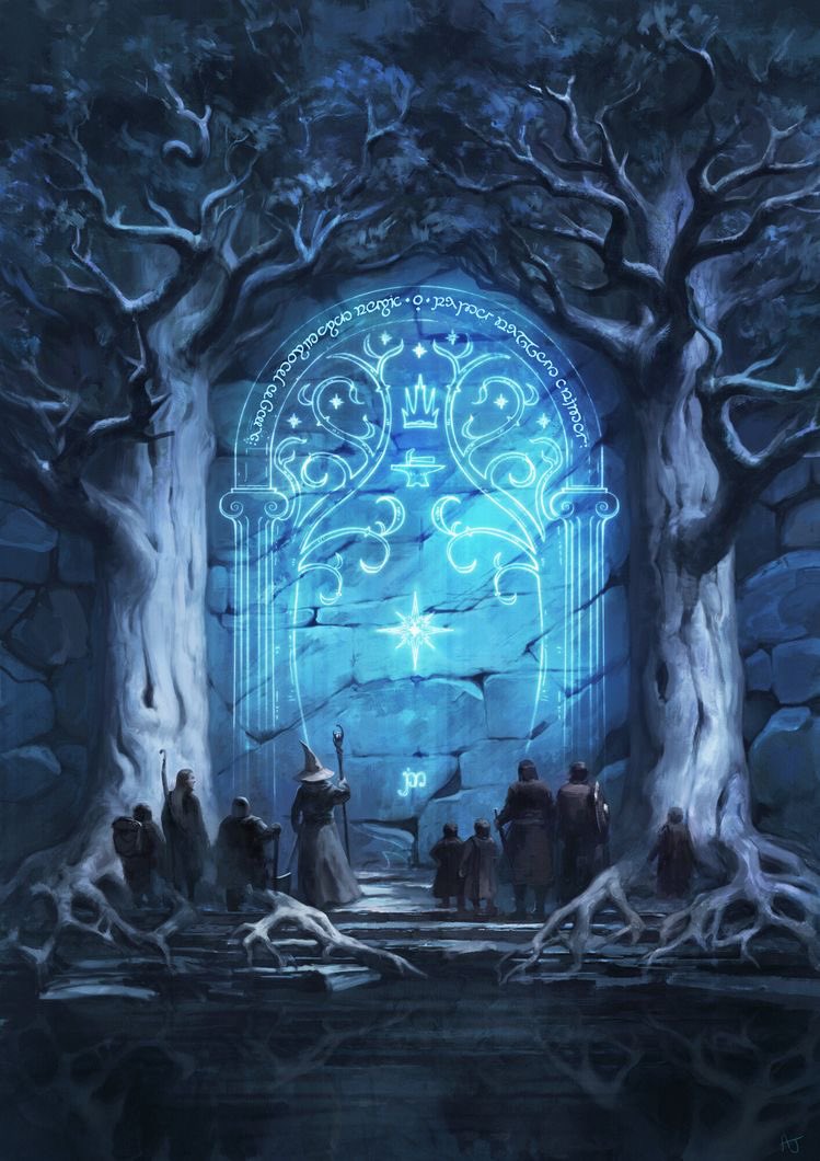 Anc_Aesthetics's tweet photo. The Doors of Durin https://t.co/ySC5m3EtuZ