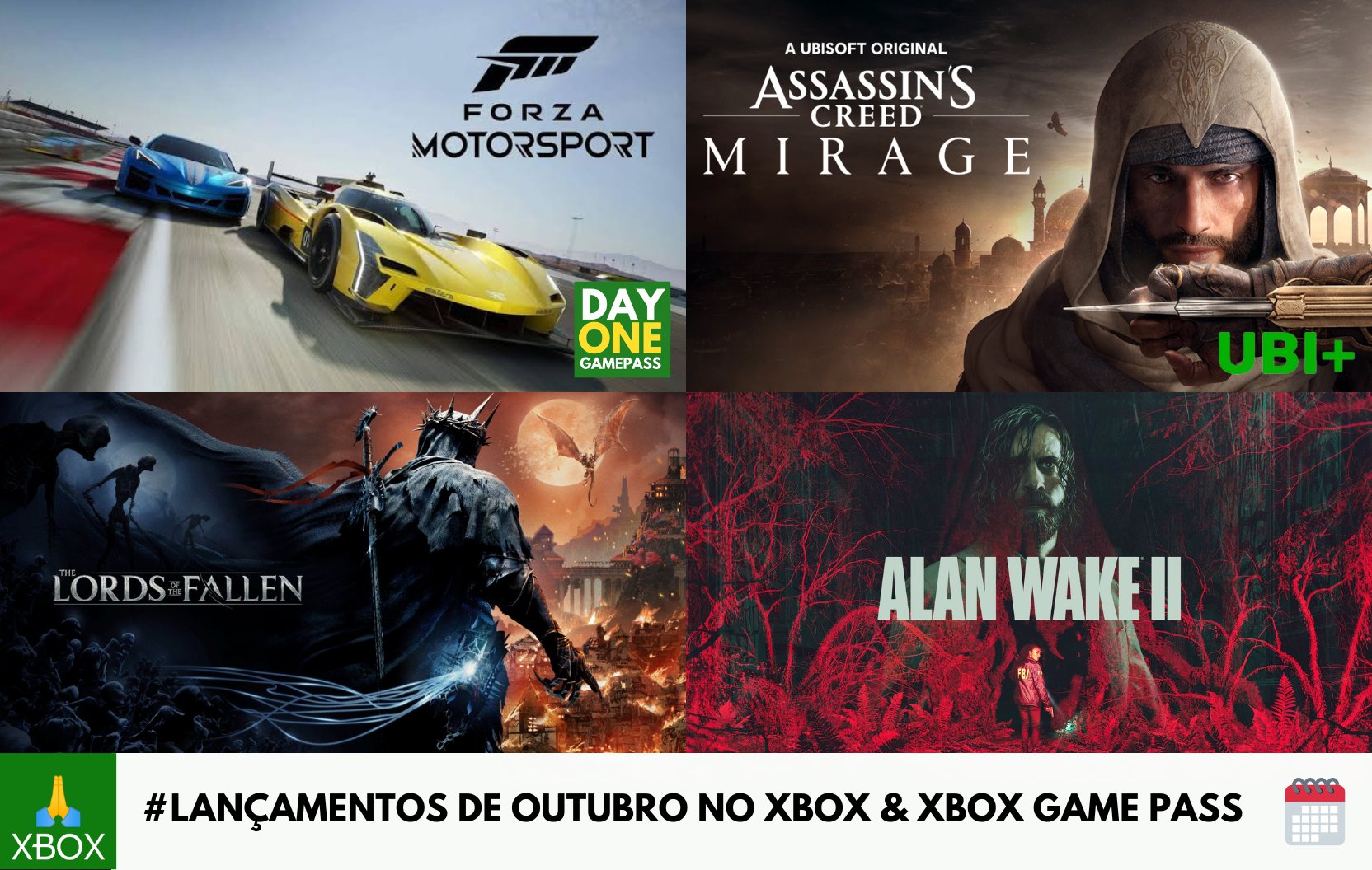 Xbox Game Pass, jogos que entram na segunda quinzena de Outubro