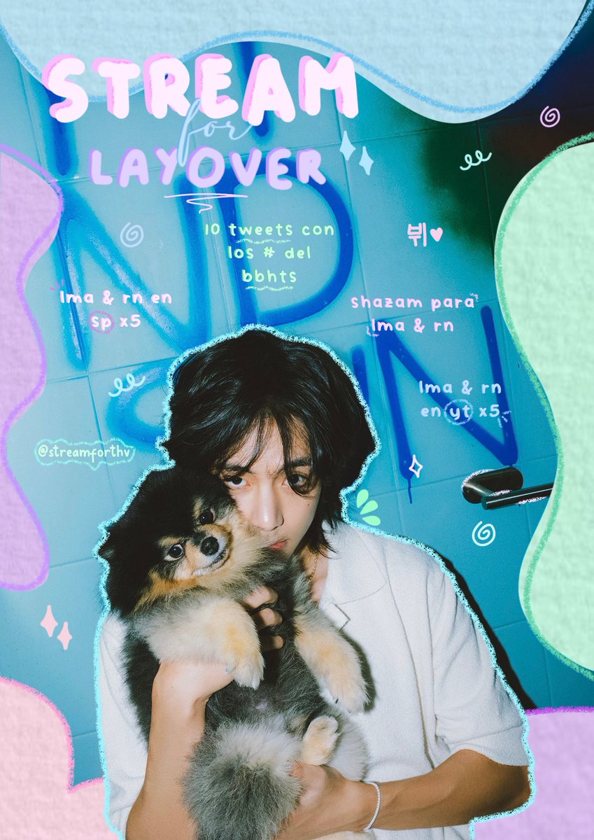 streamforthv's tweet photo. — stream for layover ♥︎

• les dejo esta nueva dinámica para apoyar el stream de taehyung, más indicaciones abajo ^^

방탄소년단 뷔 #방탄소년단뷔 #뷔 #BTSV #V #TAEHYUNG https://t.co/lZnz5ieJnu