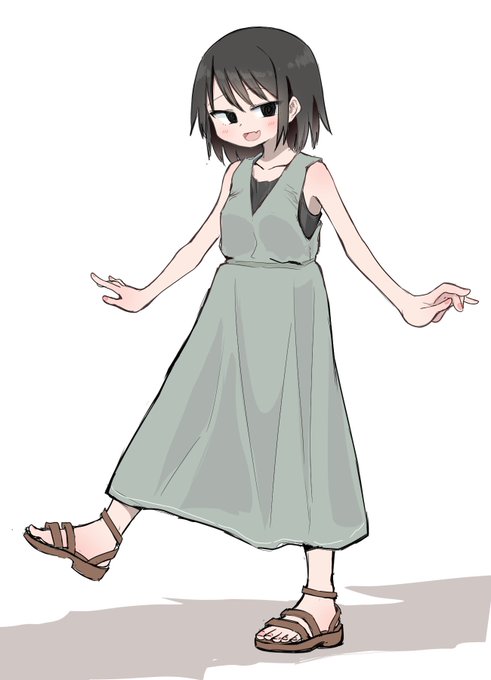 Vネックジャンスカ 