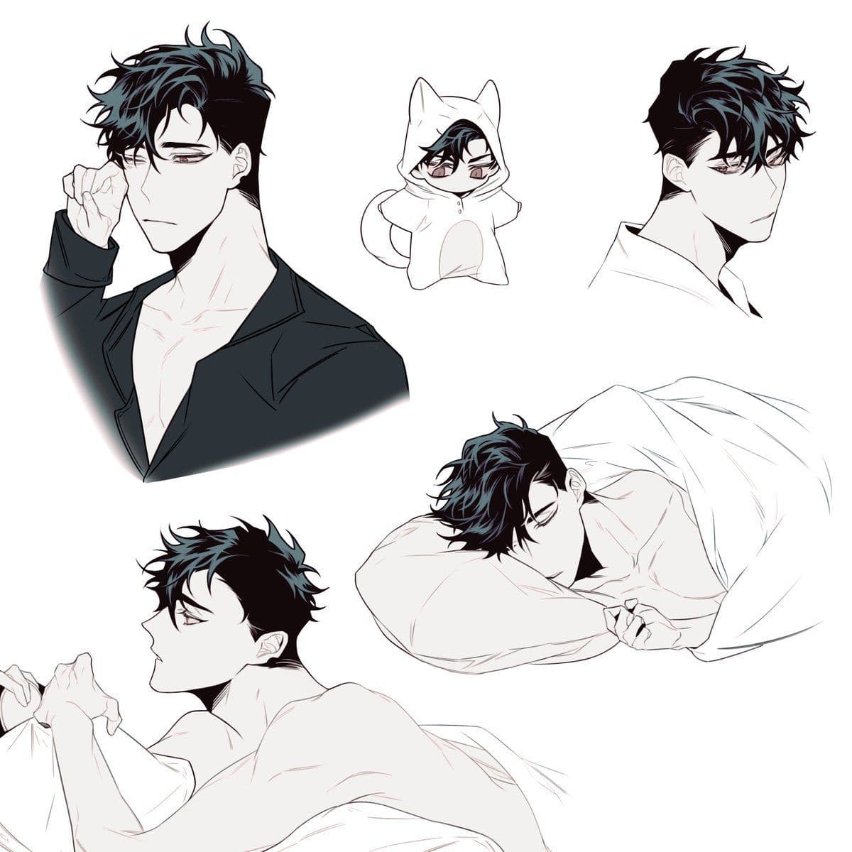 Antonio woke up, whatever happened last night was a blur, all he knew was that his clothes and gear were lazily thrown onto the ground.

"Mmmnnph~ fuckin hell... that's the last time I go out drinking with Graves..."

#OpenRP #NSFWRP #OCRP