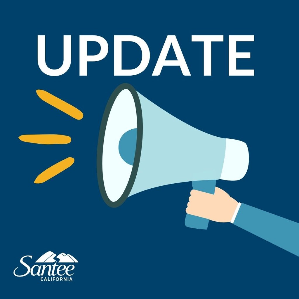 UPDATE: As of 8/19/23 at 5:30pm the City was able to acquire a large amount of additional sandbags. Sandbags &amp; sand are available again for Santee residents &amp; Santee business owners at the Operations Yard (9534 Via Vapador, Santee - parking lot). Please only take what you need.