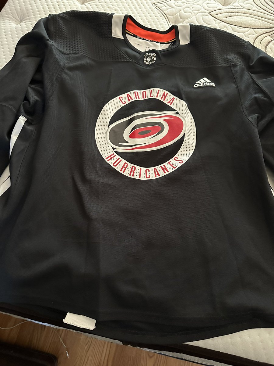 CEBogle's tweet image. Best @Canes yard sale yet!  Scored a practice jersey and Jordan Stahl stick, in line at 7 am and done by 10.  Success!