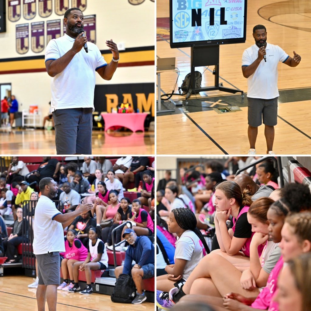 Great informational session w attorney James Quander on NIL (Name, Image, Likeness).