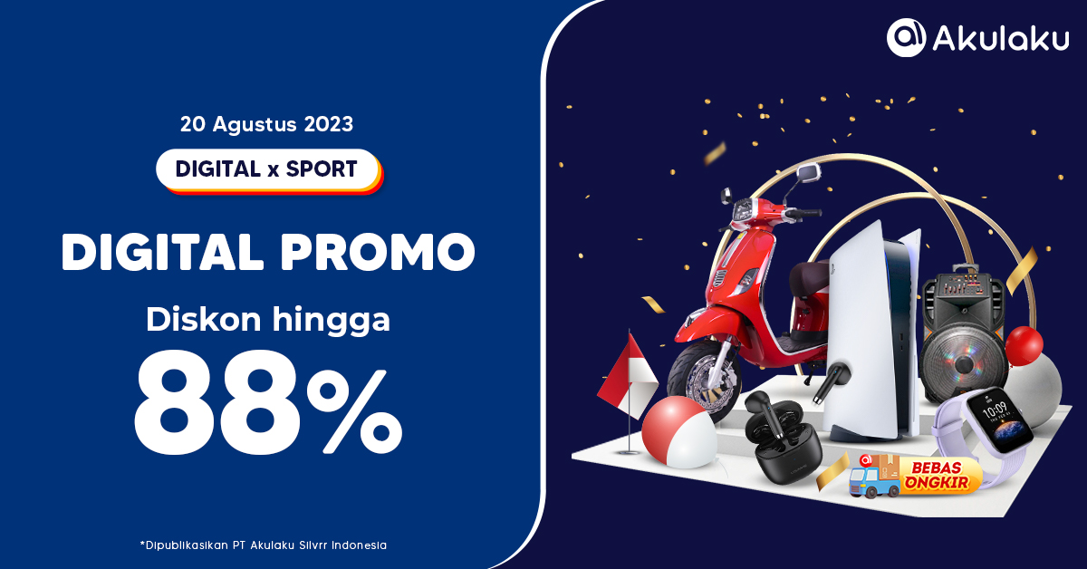 akulakuID's tweet photo. Itu beneran gak si PS 5 DISKON 88%?🤔
Langsung aja serbu promonya di sini https://t.co/eG4whHp5BS mumpung lagi ada DIGITAL PROMO😱🎮
#AkulakuIndonesia #DigitalPromo #PromoMerdeka #GilaDiskon #SepedaListrik https://t.co/j6D7UXjh6s
