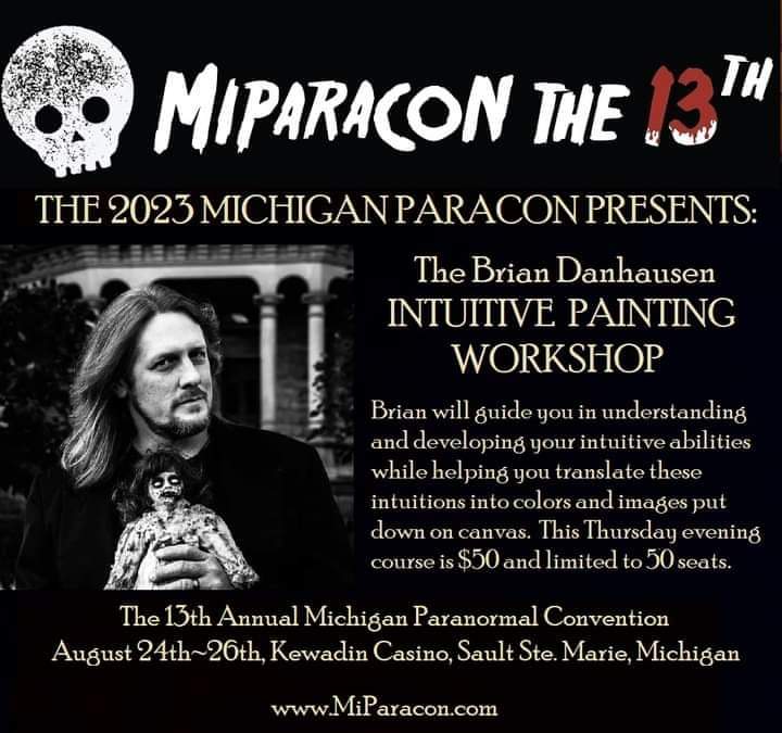 Getting really close now...still a few available spots for my workshop...come do what I do...and actually read someone through a painting  of them that YOU did...