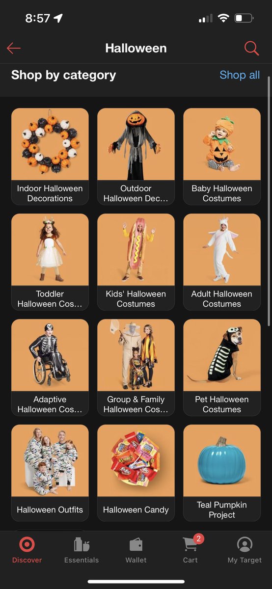 Way to go @Target for including more beautiful humans in your Halloween costume selection including adaptive costumes 🙏🏻