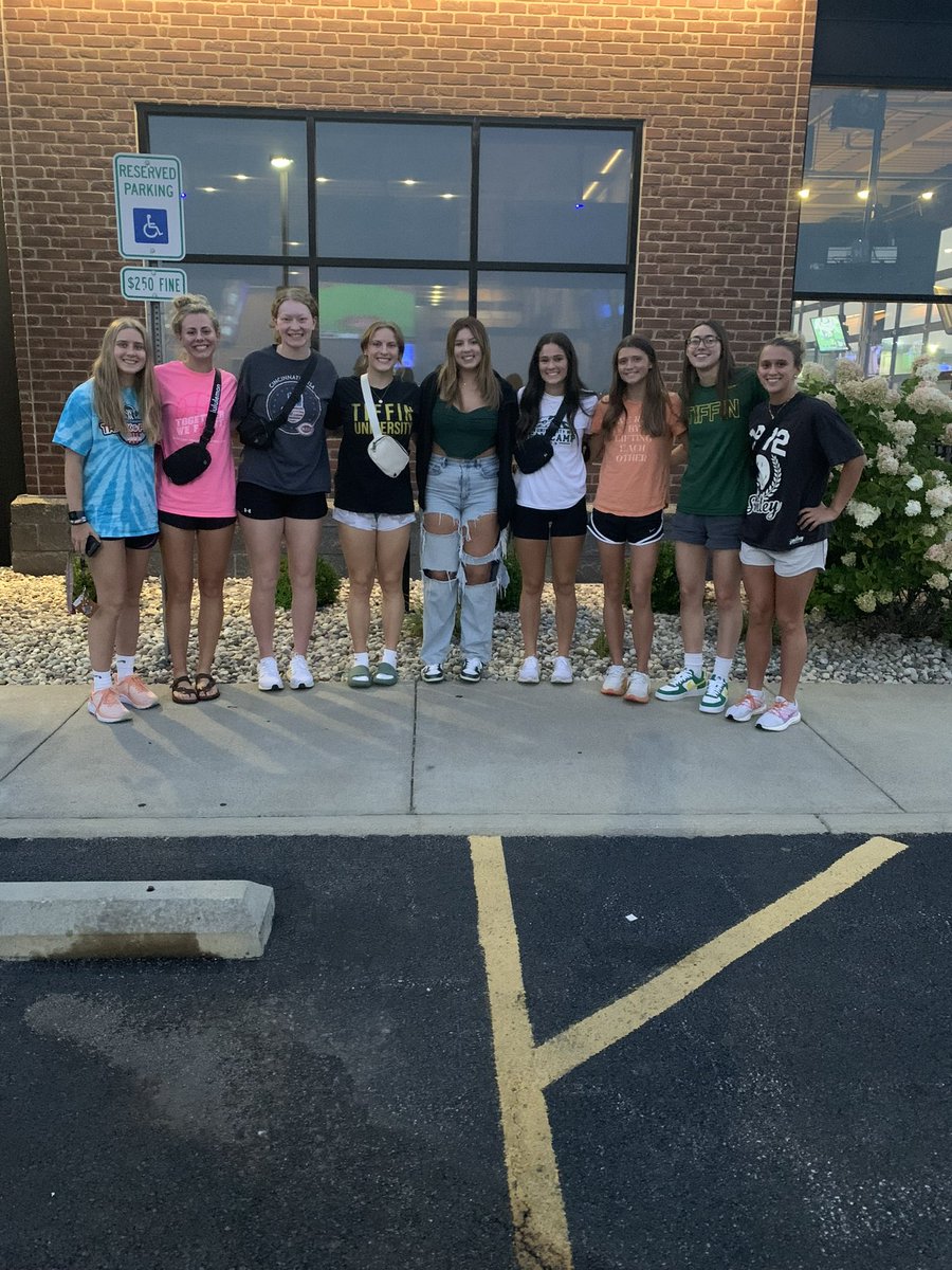 Some of our first years after a long day of moving in! 

Welcome to campus! Can’t wait to get to work 🐲🏀

#TUWBB #WelcomeWeekend