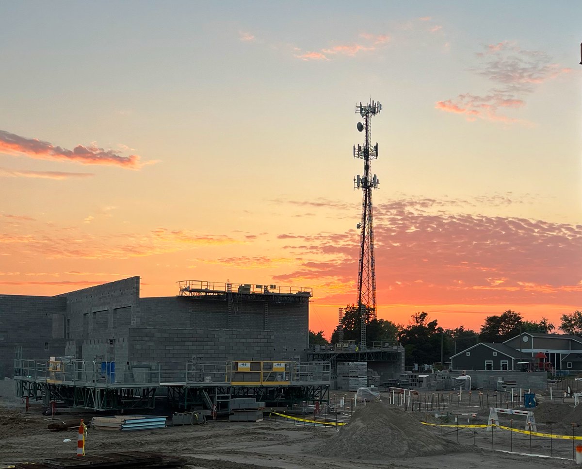 CCS~Supt. (@ccs_super) on Twitter photo Sunsetting over New high school addition. “Endless Possibilities”.
Picture by George Service <a href="/CCSredwolves/">Clinton Community Schools</a> Sunsetting over New high school addition. “Endless Possibilities”.
Picture by George Service <a href="/CCSredwolves/">Clinton Community Schools</a>