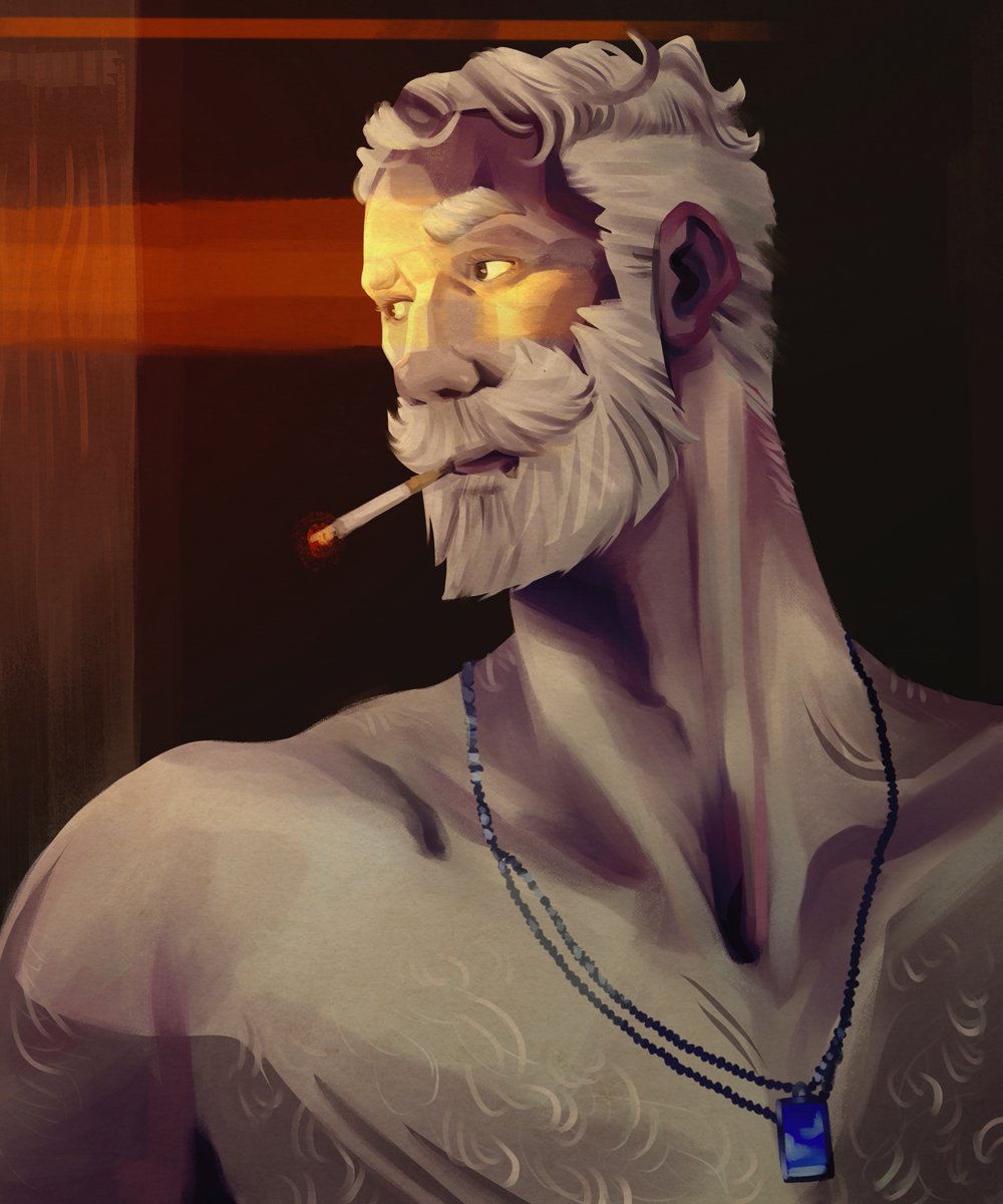 DCArtCorner's tweet image. a portrait
.
.
#tma #themagnusarchives #peterlukas #fanart