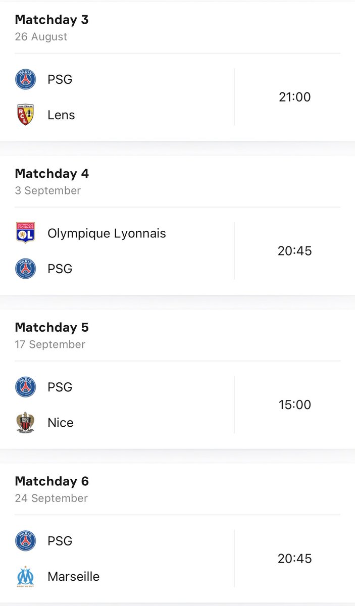 tellementbubbly's tweet image. Les 4 prochains adversaires du Psg en championnat 😹😹😹 (#onestpasensemble)