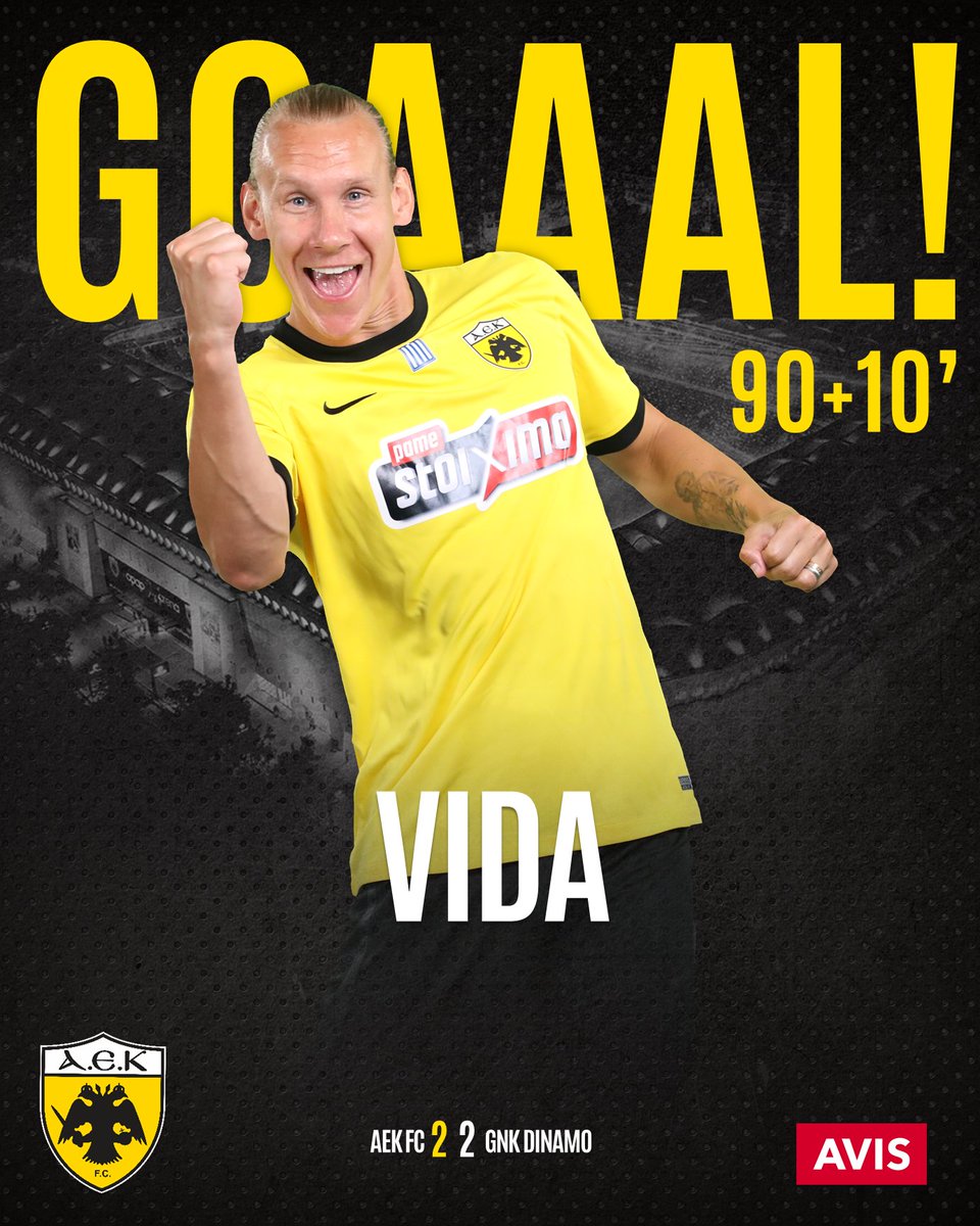90+10’ Ο Γκαρσία εκτελεί πέναλτι, ο Λιβάκοβιτς αποκρούει, όμως ο Βίντα με κεφαλιά στην επαναφορά κάνει το 2-2!!!
#aekgnkdin #aekfc #aekfcseason2023_2024 #UCL