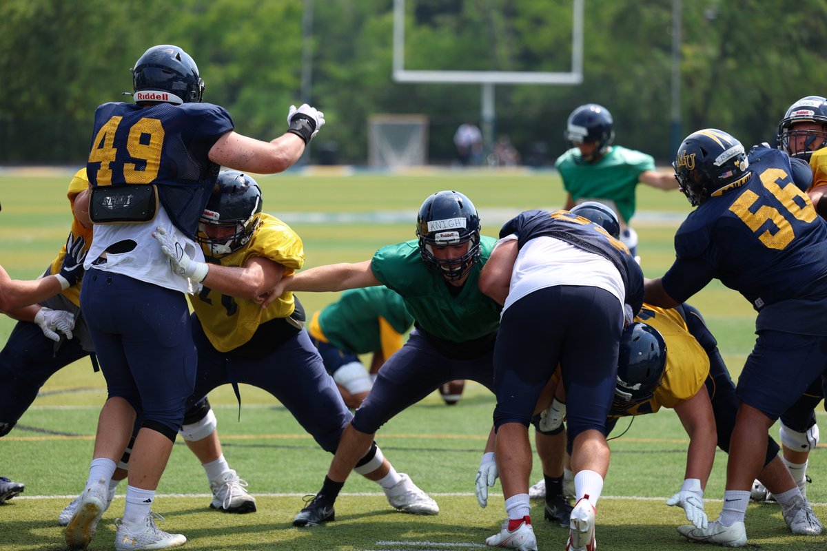Camp is in the books!!

<a href="/MarianUFootball/">Marian Football</a> wrapped up camp today, and are just two weeks out from the start of the regular season! 

Check out some of the action from today's scrimmage: muknights.com/galleries/foot…