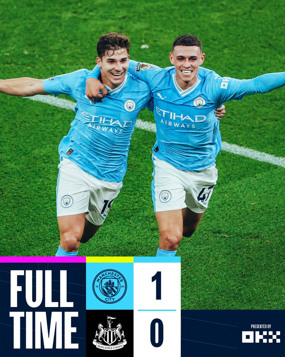 ManCity's tweet image. FULL-TIME | ALL THREE POINTS! 🤩

#ManCity | @okx