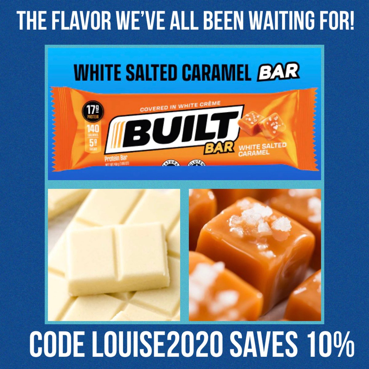 LouiseKelowna's tweet photo. Live Link➡️https://t.co/nzRY3uTKrt #weightloss #gymgirl #gymguy #snacks #proteinbar #tastesgood #HealthyEating #gym #fit #discountcode #highprotein #gymlife #wwprotein #love #workout #tasty #ww #healthy #Flavors_2023 #caramel #whitecream #saltedcaramel #white #builtbar @Built_Bar https://t.co/FvLYIZ0cL2