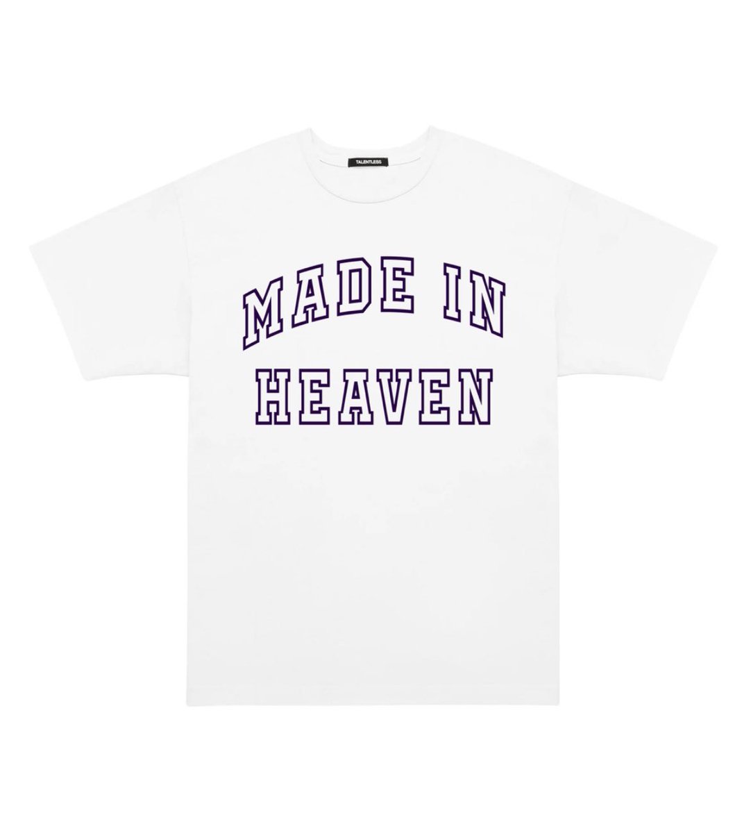 geminipowrs's tweet photo. Made in Heaven tee out now https://t.co/aNKkrvnJuN