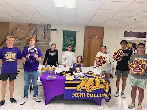 Some of our swimmers were able to help out today at bulldog freshman camp.