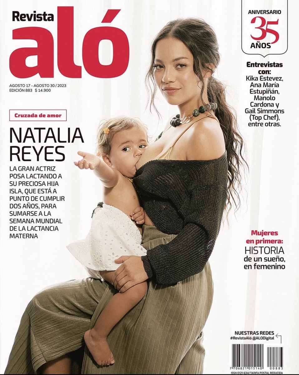 nataliareyesg's tweet photo. En una sociedad que ha usado el cuerpo femenino para vender todo lo que existe pero se escandaliza por ver una mujer lactar a su bebé en público se hace urgente esta portada. Gracias 
@ALOdigital por hacer parte de la conversación!
#QueVivaLaTeta #NormalizeBreastfeeding https://t.co/oLgW8KL8Bt