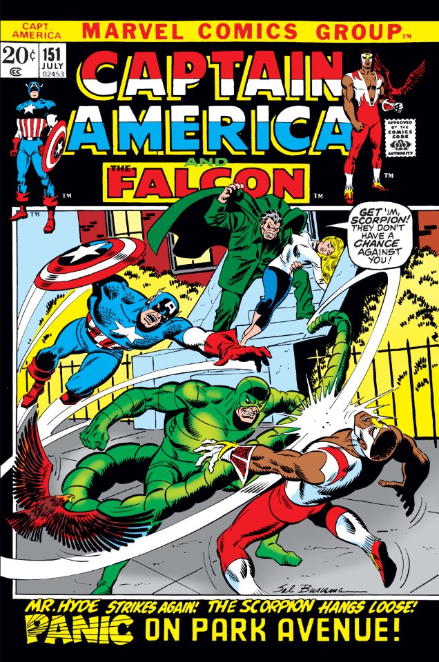 MarvelADay's tweet photo. Captain America #151, 1972. #MarvelADay #Cap151
“Panic on Park Avenue”
Writer: Gerry Conway
Pencils: Sal Buscema
Inker: Vince Colletta
Cover: Sal Buscema https://t.co/FpayNsV3yA
