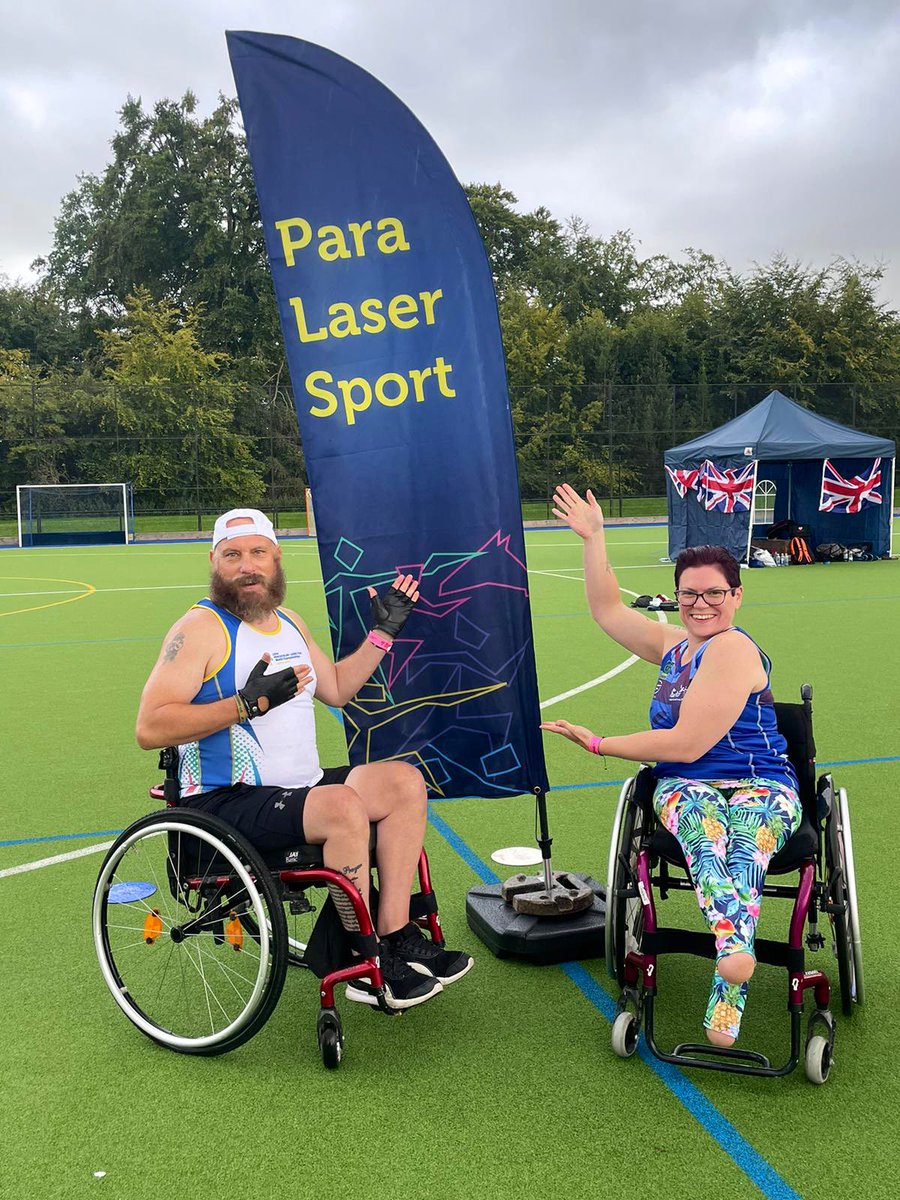 NicJRowley's tweet photo. Made a bit of history today with @LJMUImpact support &amp; UK ParaPent team with @PentathlonGB @WorldPentathlon we hosted the 1️⃣st National Para Laser Sport event 🔫🏃🏾‍♂️ 

Medals for all 🏅 even assistant dogs 🐕 🐾 

#Proud #ParaSport #ParaLaserSport https://t.co/4pXseKTPBa