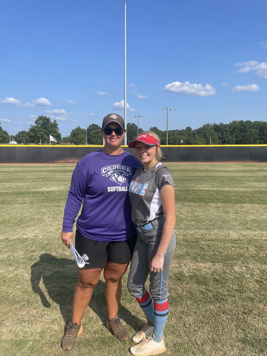 Thank you <a href="/CC_Koalas_SB/">Columbia College Softball</a> for being a great coach to group 5! I learned a lot about you today and your school! Thank you so much for  the opportunity to play under your wing!