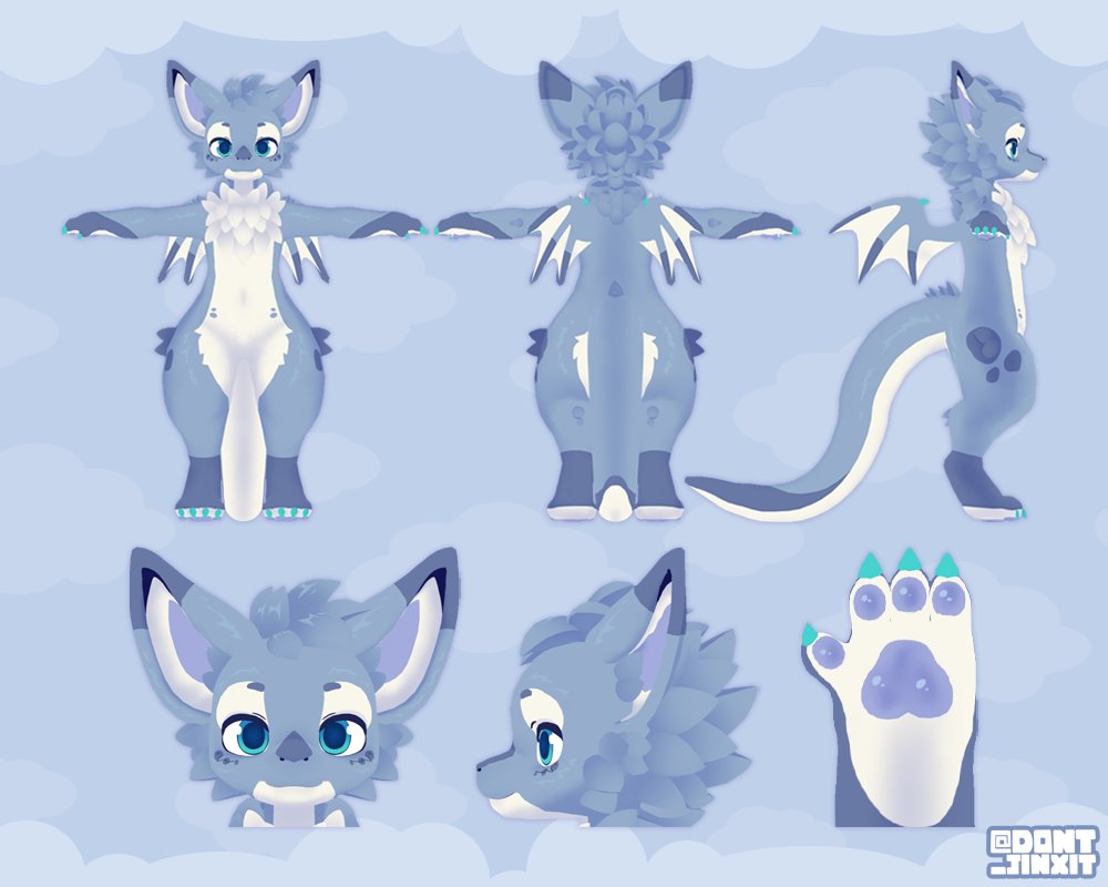 dont_jinxit's tweet photo. New avatar is now available! :D

This is my new base! It's a Furry-Dragon or "Furgon" :3
I hope you all like it! https://t.co/kTTAe0Kiku