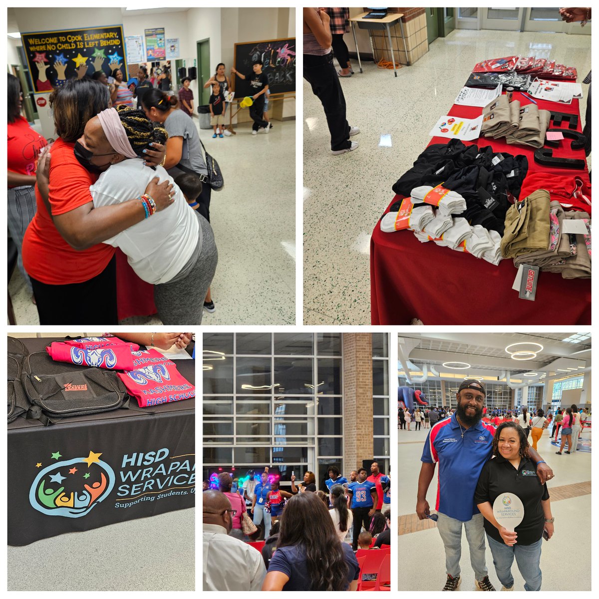 wellsdkim's tweet photo. @HISD_Wraparound giving to the community. We're making sure our @HISDNorthDiv students have what the need to be successful! Shout out to @KashmereHS, @NorthForestHigh and @CookES_HISD for an AH-MAZING Back to School Bash. 3 events... 1 goal!
@HISDSupe
@HISDStudentSpt
#WeWrap https://t.co/70UYuv7aZH