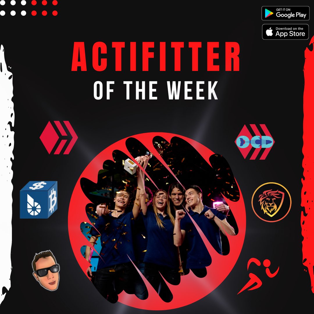 Actifit_fitness's tweet photo. Actifitter of the week #20. Pick your favs
https://t.co/Dt434Ji2IZ

#actifit #hive #curation #ocdb #leothreads #blogtoearn #cryptocurrency #Crypto #rewards #fitness #gym #move2earn #motivation #health #lifestyle #AFIT $AFIT https://t.co/S8ir22JHCs