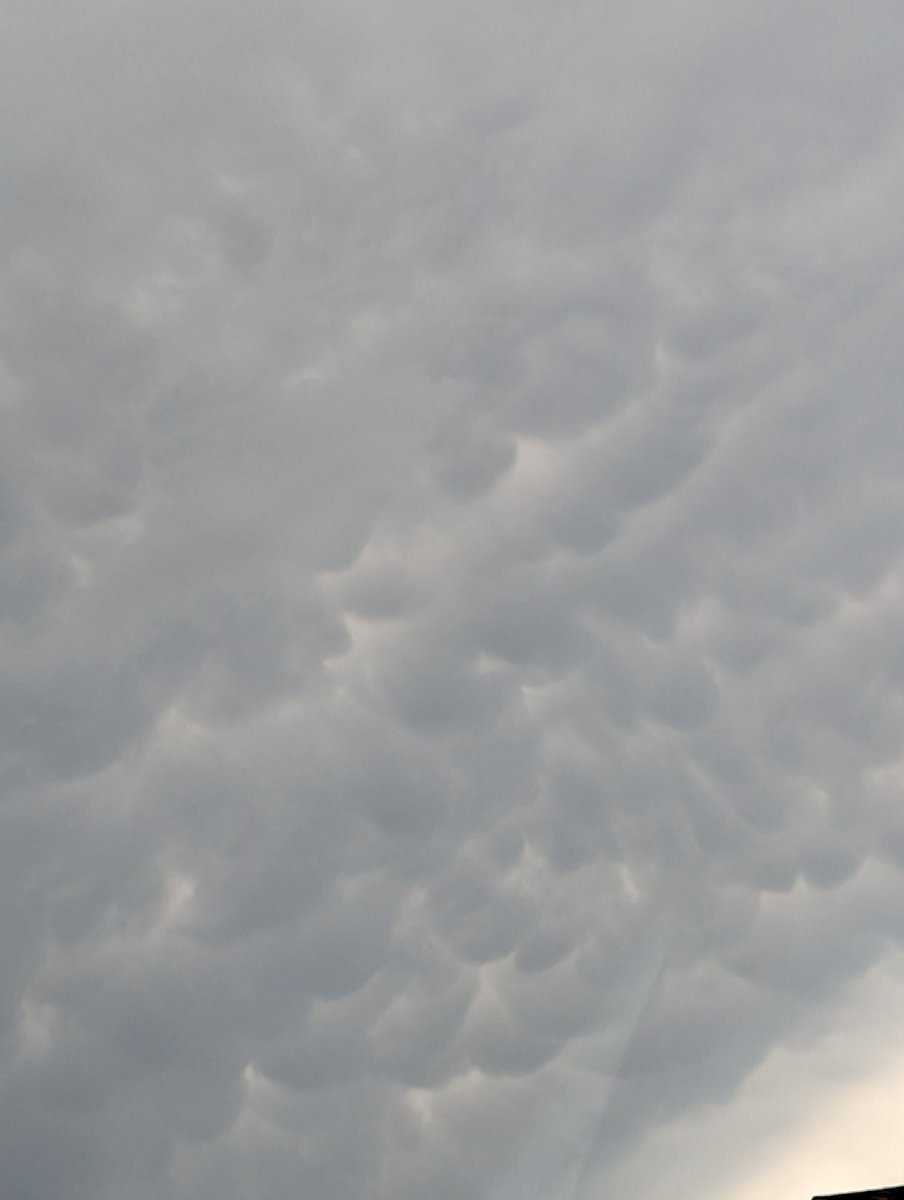 OKLA_STORM_BOYS's tweet photo. Here are some mamatus clouds from August 12th, 2023. #clouds #mamatus #wxtwitter #weathet #storms https://t.co/4NgREvYkPu