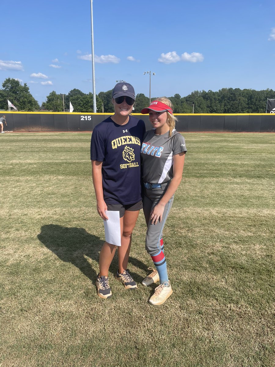 Another big thanks to <a href="/uscunion/">USC Union</a> <a href="/LimestoneSball/">Limestone Softball</a> <a href="/RoyalsSball/">Queens Softball</a> <a href="/Maddie_Evans7/">Maddie Evans Gibbs</a> (Coach B) for being a big part of the day today and making the day amazing! Hope to see everyone again soon! <a href="/EliteOwens/">Carolina Elite Owens</a>