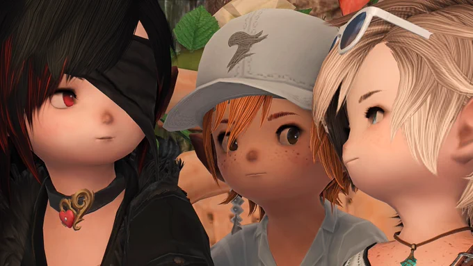 Cool kids#LalartParty #CrystalArtParty #Lalafell #GPOSERS 