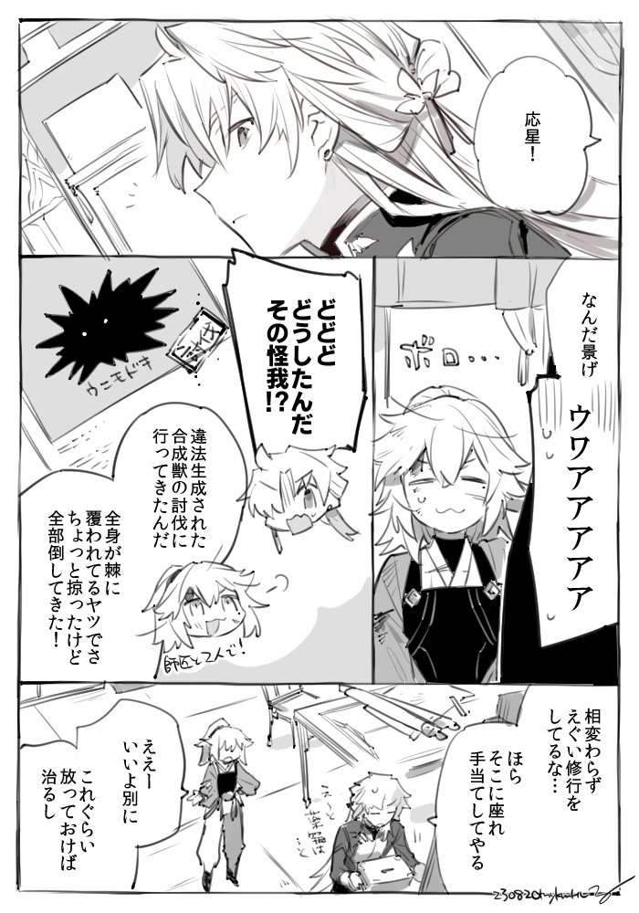 景刃 #jingren / 貴方が痛くないように ※景応もある※⚔さんは記憶あるような無いようなふわふわ時空※全部捏造 
